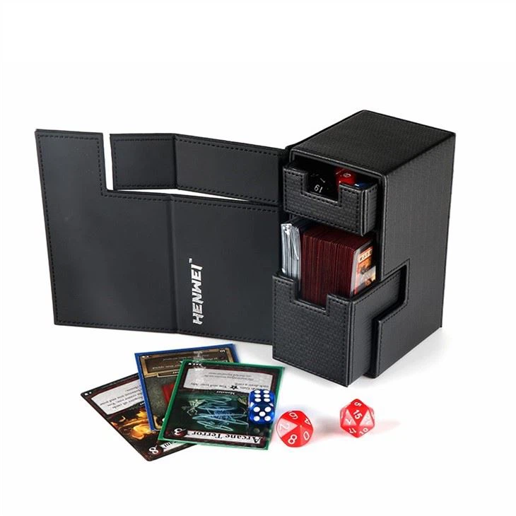 Brown Game Card PU Box 6