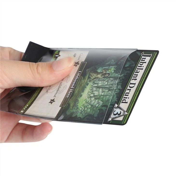 Light Blue Plastic Card Sleeve 5