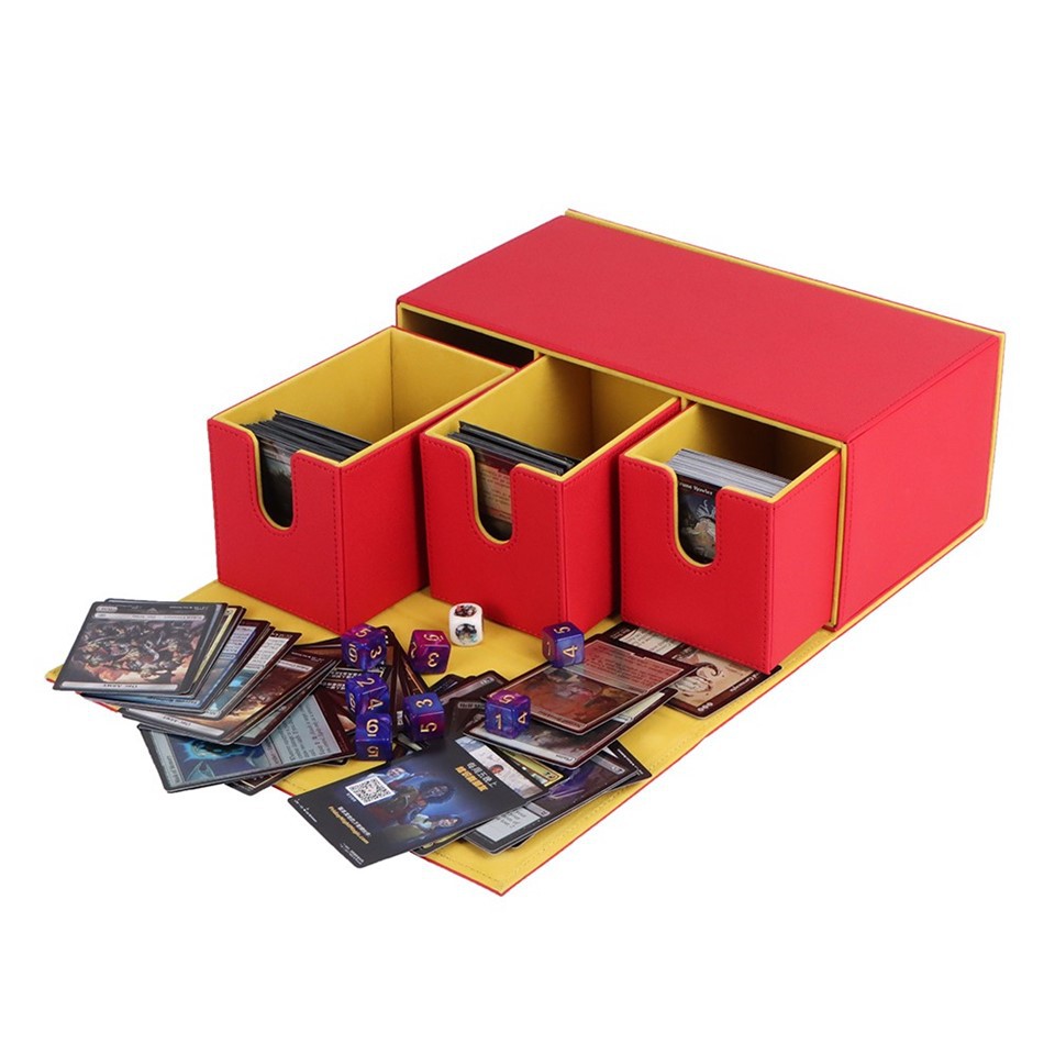 Leather Magnetic Trading Case